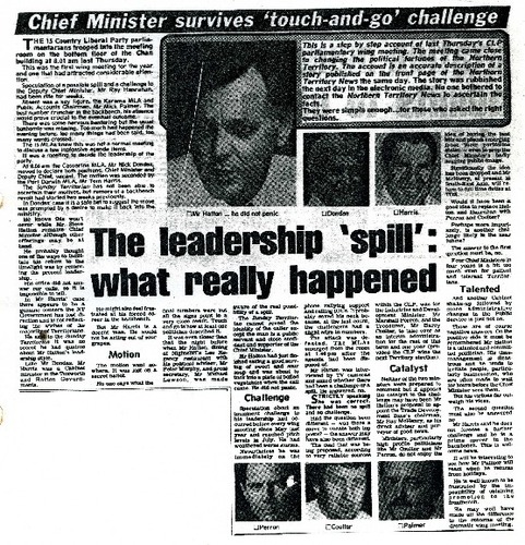 Preview medium sunday territorian  chief minister survives  touch and go  challenge  7 february 1988