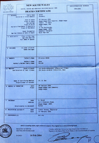 Preview medium death certificate rosemary novak 5 feb 2004