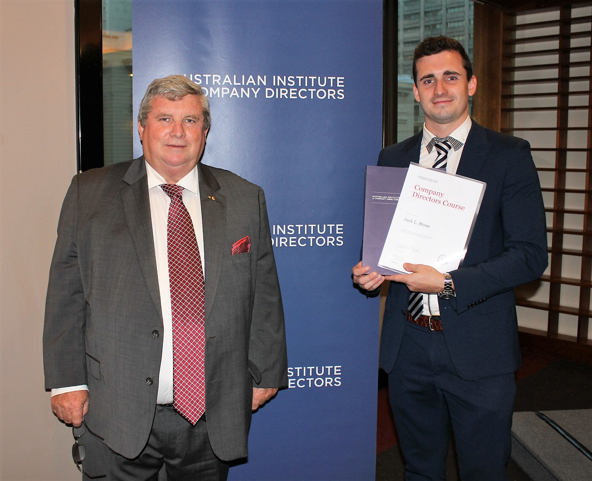 Jack Stone Graduation AICD The Stone Family In Australia